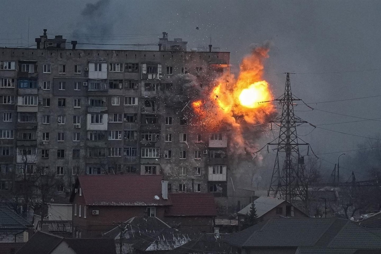 Mariupol was closed on March 1. Copyright: Evhen Maloletka
