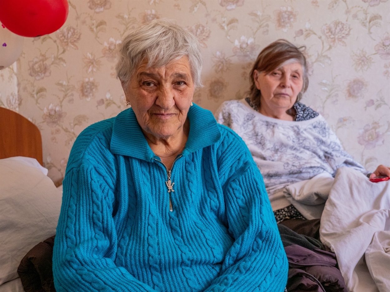 Antonina and Nina are telling Svoi.City how they were evacuated. Photo by Svoi.City