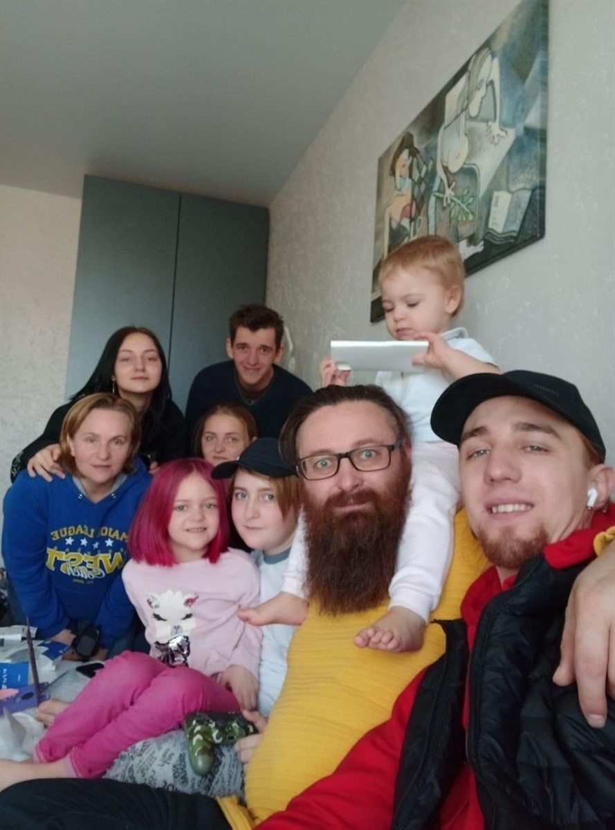Serhiy’s extended family


