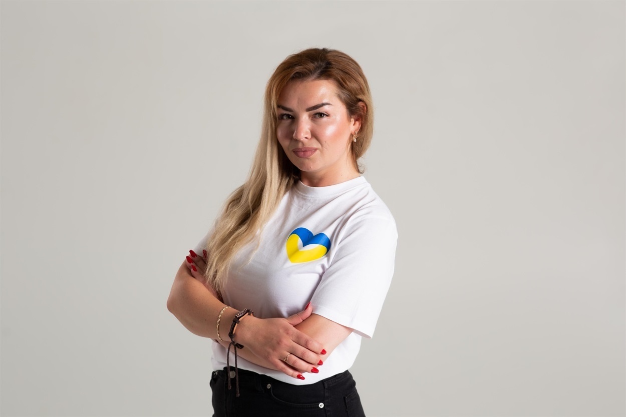 Anna Bukharova, a volunteer